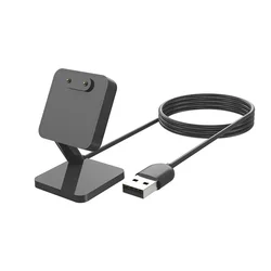 Universal Desktop Stand Charger Dock Station Holder with USB Charging Cable (Black)