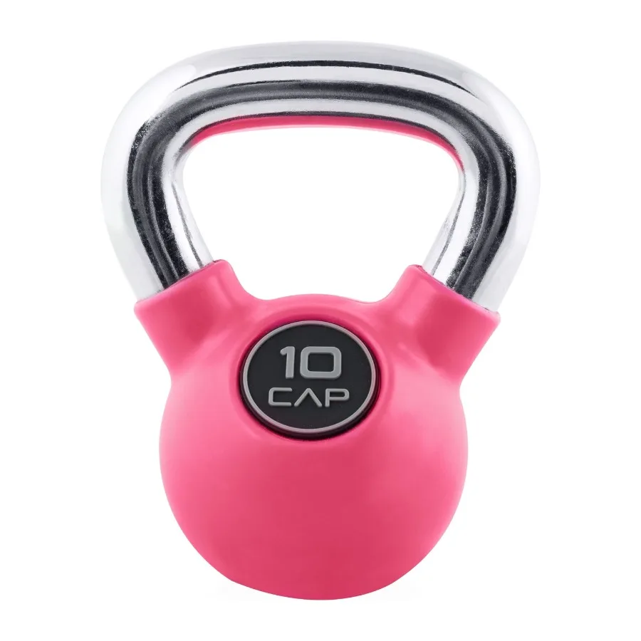 10lb Rubber Kettlebell 1