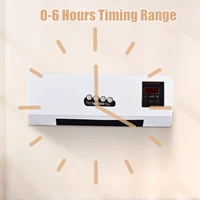 Climatiseur portable et chauffage électrique, ventilateur 2 en 1 pour le chauffage et le refroidissement de la pièce, fonction de synchronisation, télécommande 6