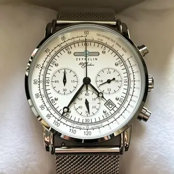 Zeppelin Airship Automatic Mens Watch Retro Business Commemorative Gift Fashion Leisure Timepiece Case New Watch
