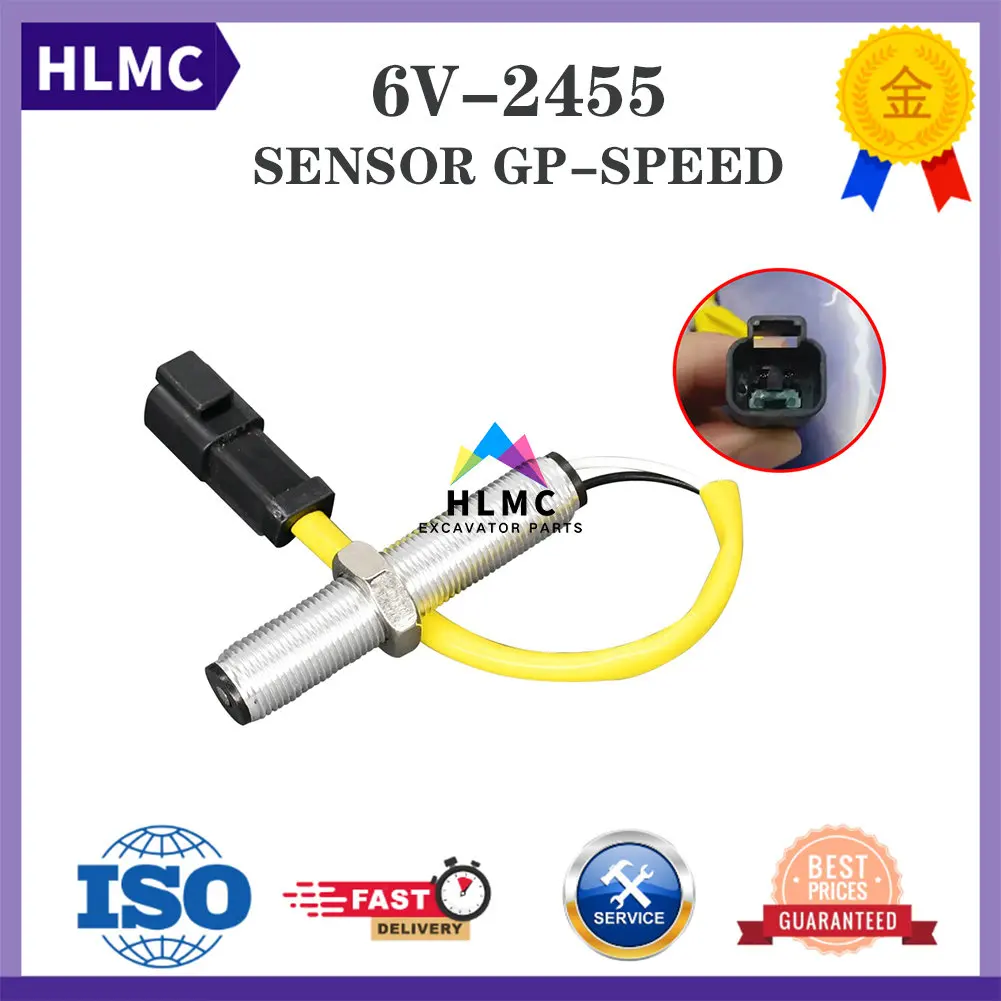 

Excavator Electronic Parts 6V-2455 Speed Sensor For Engine 3306B 3406B 3406C 3408 3408B 3408C 3412 3412C C-12 C15 C18