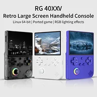Console de jeu portable ANBERNIC RG40XXV, écran IPS 4'', joystick, effet d'éclairage RGB, sortie vidéo RG 40XXV, lecture d'e-book, streaming MP4, cadeau 2