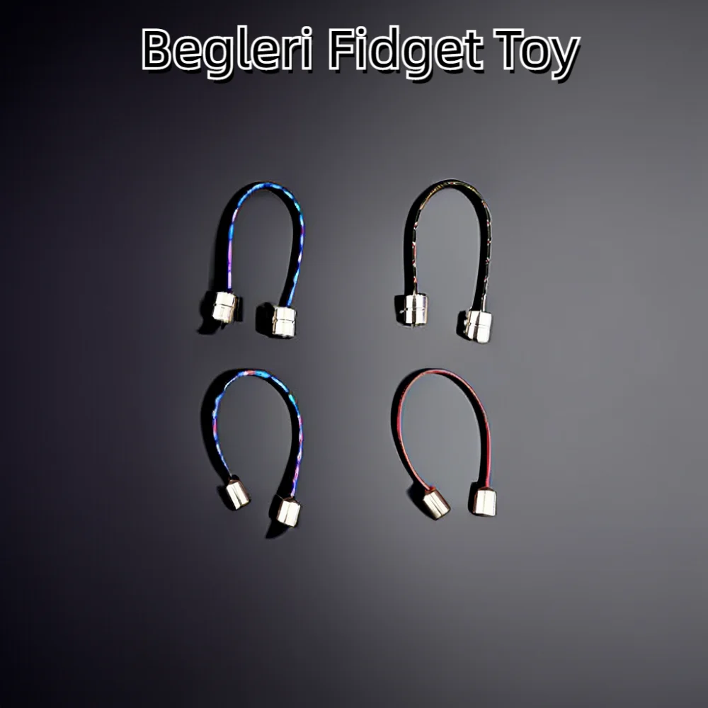 

Begleri Fidget Toy Copper Finger Skilltoy Anxiety Relief Fingertips for Game Non-Stop Kinetic Art Educational Toy Stress Relief