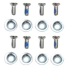 4 Sets Ski Board Fixing Screw Bolts M6 Replacement Safely Locking Snowboard Binding Mounting Plate Disc Screw Fixing Set 16mm 5