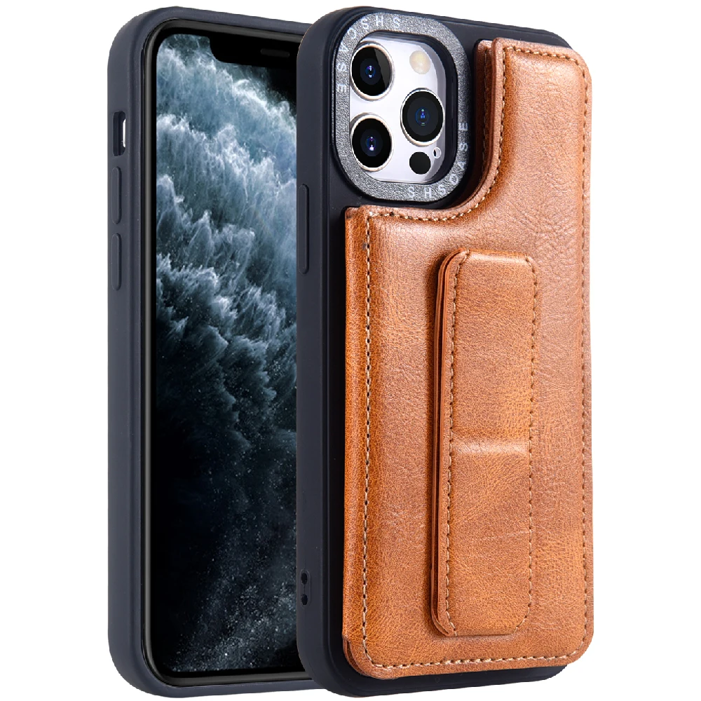 

Wrist Strap Case For iphone 13 Pro Max 12 Pro 11 Pro Max X Xs Max XR 7 8 plus 4 in 1 PU Leather Wallet Phone Holder Cover