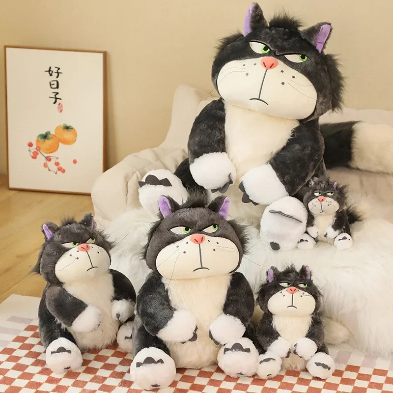 15-65cm Kawaii cenerentola Lucifer Cat peluche Soft Anime Cartoon Princess Kids peluche bambola regali di compleanno per bambini