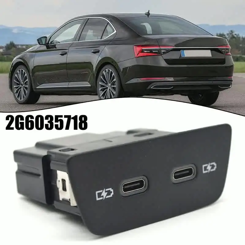 Автомобильные USB-C зарядные интерфейсы переключатель/реле для Polo гольфа ID3 два
