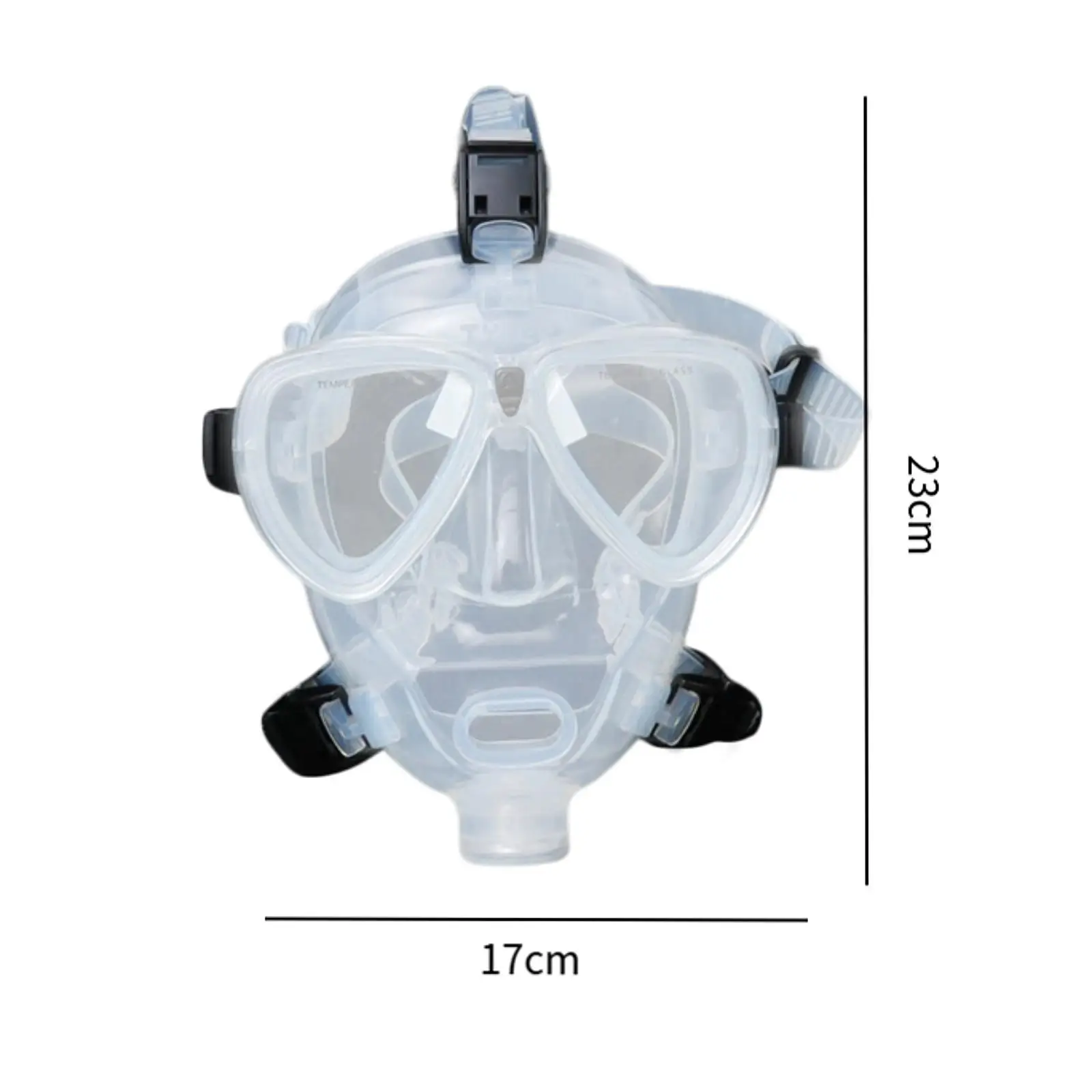 Full Face Diving Mask Swim Mask Equipment Snorkeling Gear Underwater Accessories Lightweight Professional Sleek Snorkel