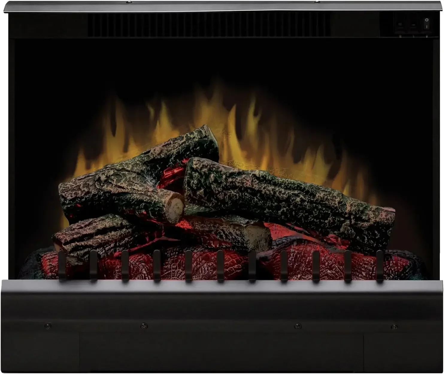 Dimplex DFI Series 23" Standard Log Set Electric Fireplace Insert (Model: DFI2309), 4692 BTU, 120 Volt, 1375 Watt, Black 4