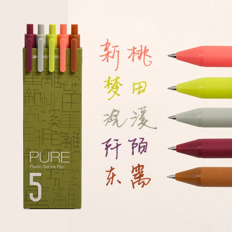 Kaco retractable gel pens 0.5mm for Kids School Office