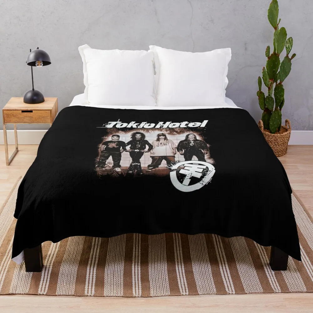 

Vintage Tokio Hotel Throw Blanket Cute for sofa Blankets