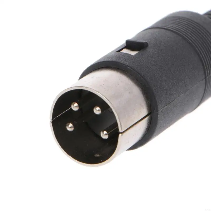 Universal Male DIN Plug Socket Connector for Chassis Cable Mounting (Multi-Pin Options)