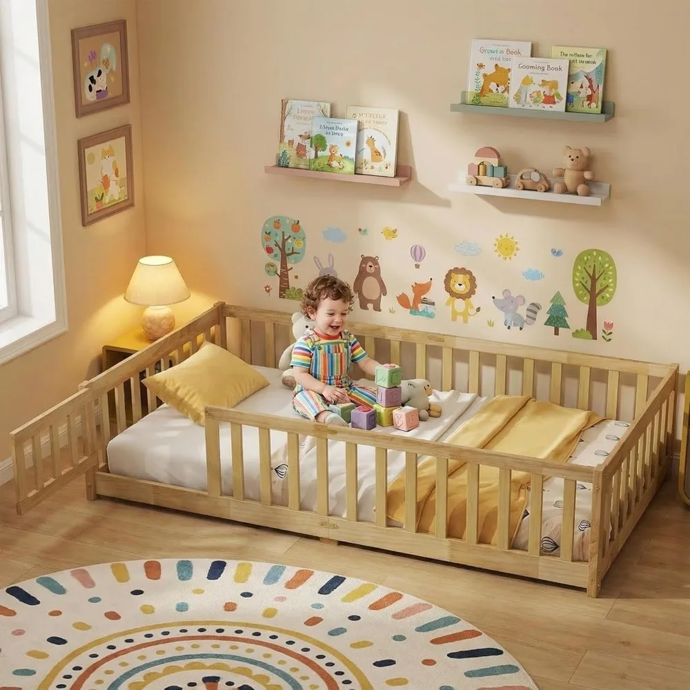 Montessori Twin Floor Bed 1