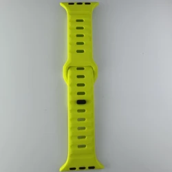 Ultra Wide Soft Silicone Waterproof Sport Band - 38 - 40 - 41 - 42mm (Fluorescent green)