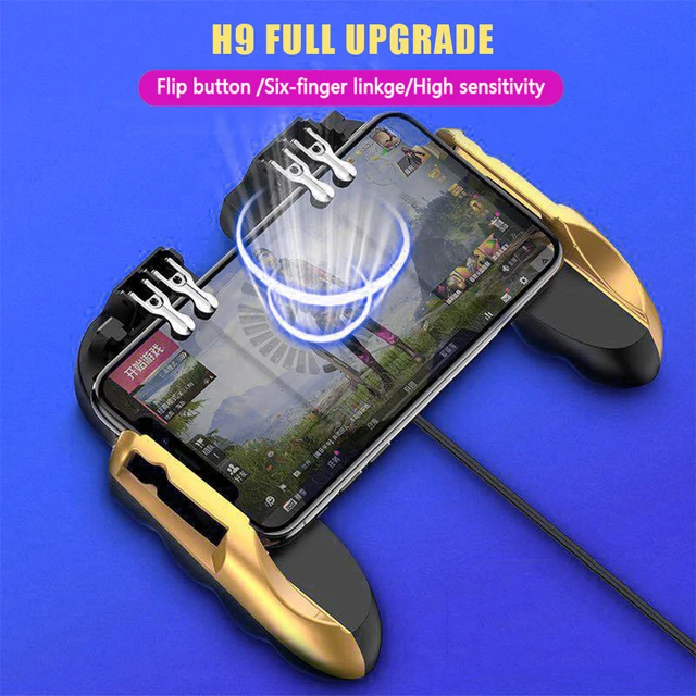 Game Controller Gamepad Trigger Shooting Free Fire Cooling Fan Gamepad  Joystick for IOS Android Mobile Phone : Video Games 