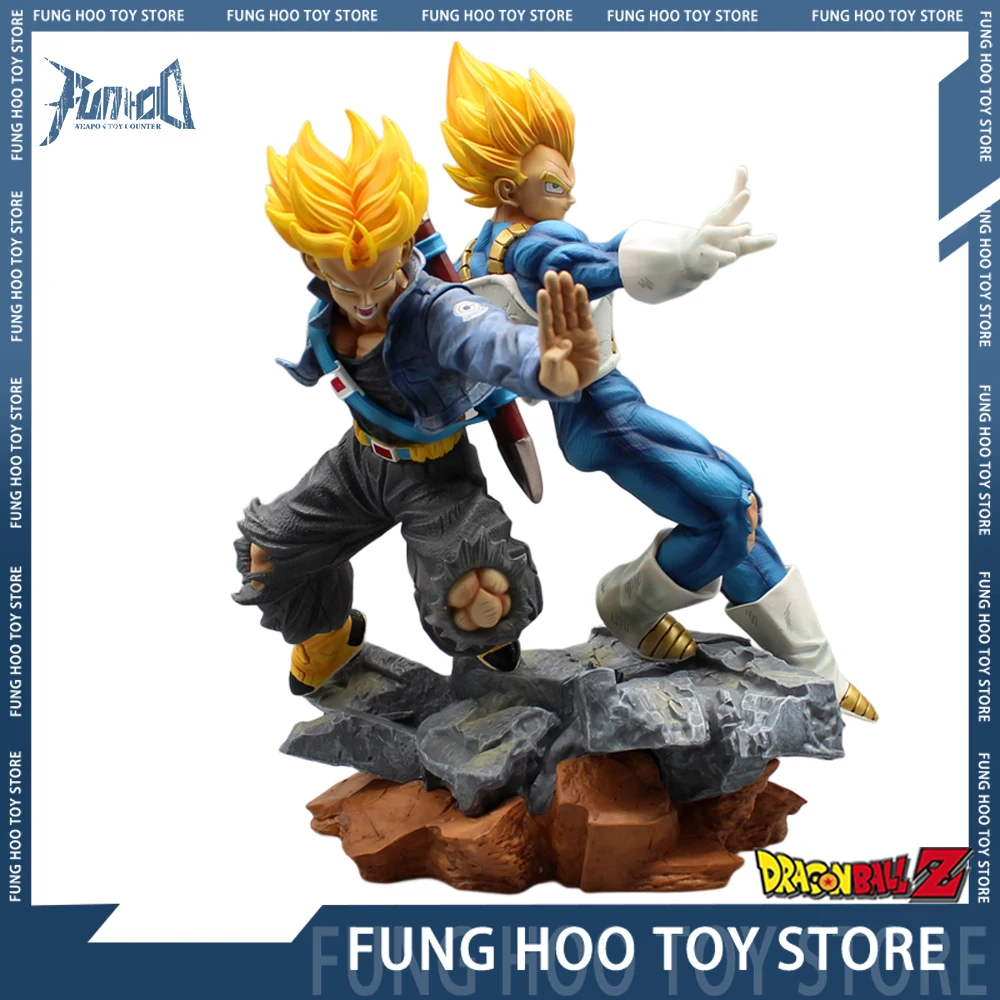 31cm Dragon Ball Z Figure Trunks Vegeta Anime Figures Pvc Figurine Gk