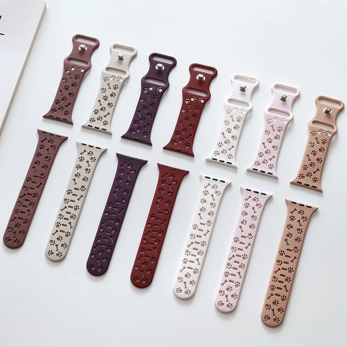 Dog Paw Sports Silicone Strap for Apple Watch – Stylish & Durable Bracelet