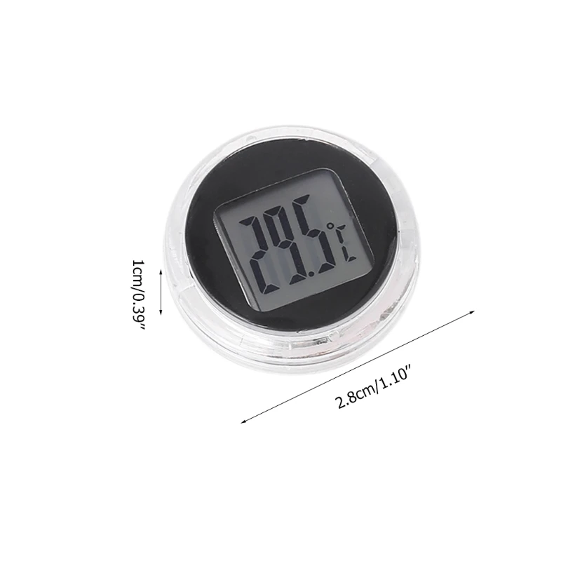 NEU Mini Wasserdichte Motorrad Digital Uhr Watch Stick auf Motorrad  Zeitanzeige.