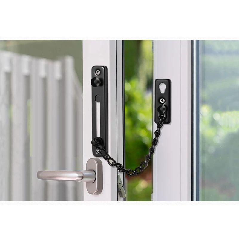 

Anti-Theft Chain Punch Install Door Chain Home Door Latch Door Lock Ecurity Lock Door Lock Anti-Lock Pin