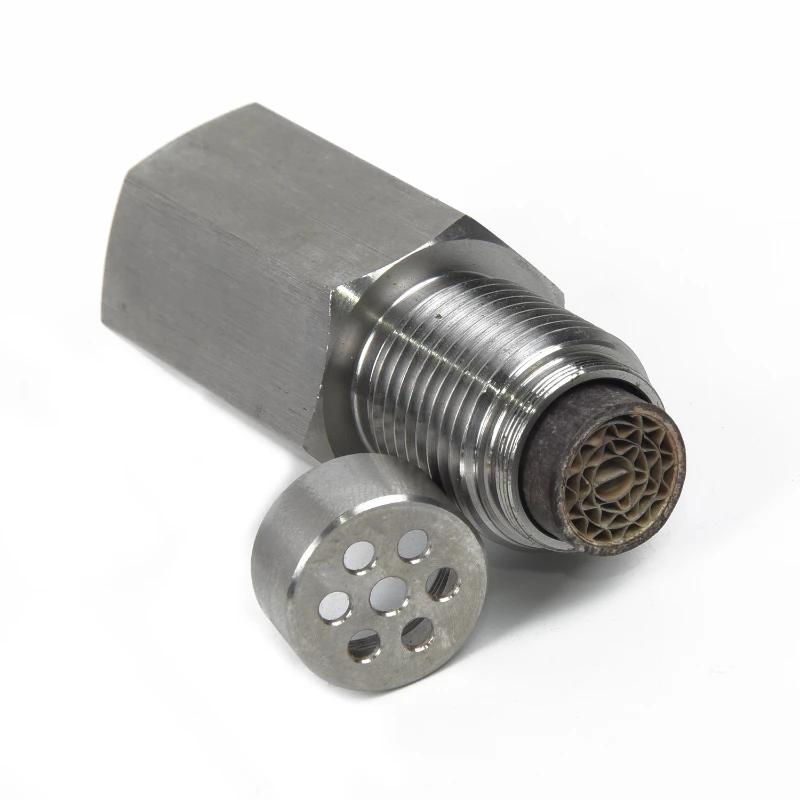 55mm rear O2 Sensor mini Catalyst converter Spacer Adapter for PO420