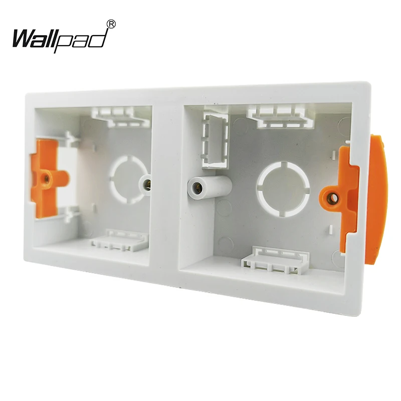 2 Gang Dry Lining Box For Gypsum Board Plasterboard Drywall 35mm Depth 172*86mm Wall Switch Box Wall Socket Cassette switch box,wall socket box