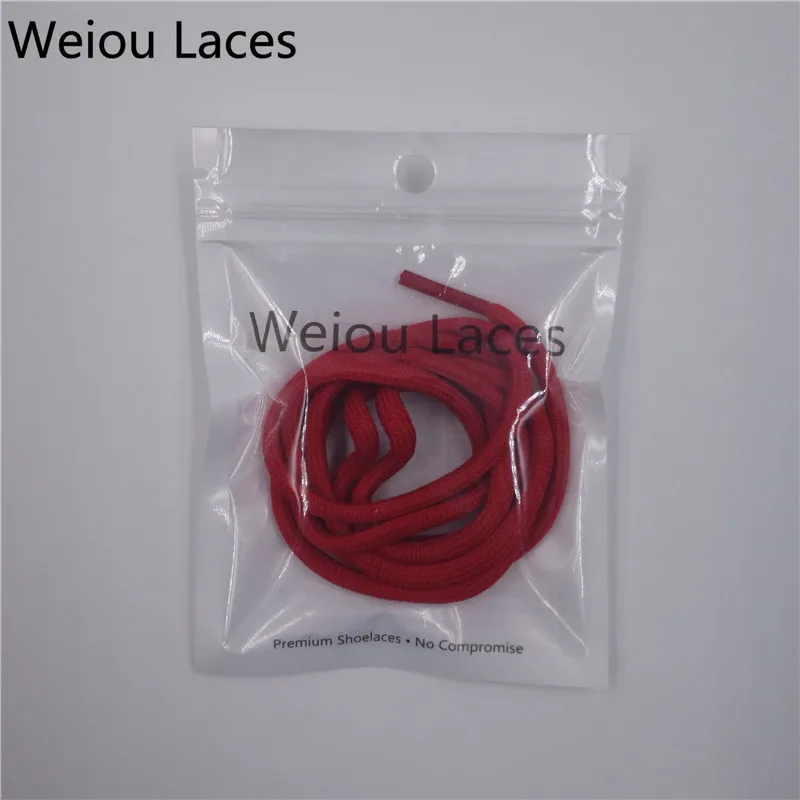 (30Pairs/Lot)Weiou 4.5mm Fashion Polyester Sports Running Shoestring Custom Color Shoelaces Rope Lacing For Sneakers Martin Boot