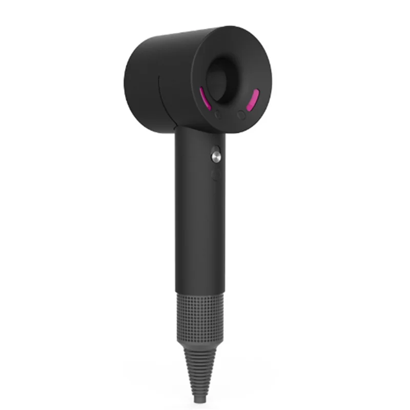 다이슨 소프트 실리콘 젤 헤어 드라이어 케이스 커버, 휴대용 방진 보호 스킨 커버, 블랙 