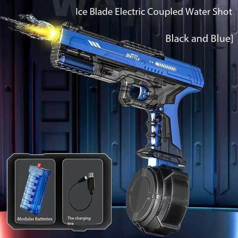 New Summer Outdoor Beach Toy Water Guns Electric For Adults Powerful Squirt Automatic Water Suction Blasters For Kids Gift