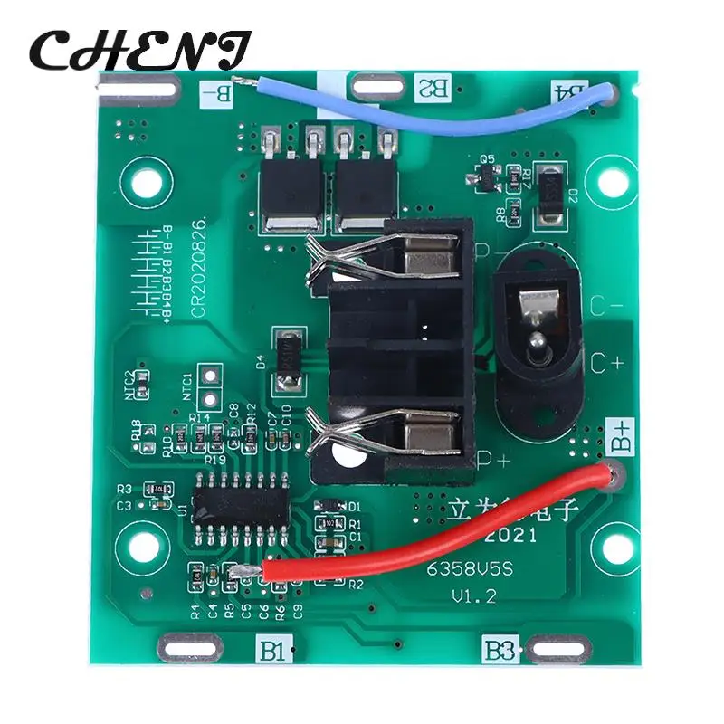 

5s Bms 21V 20A Li-Ion Lithium Battery Pack 3.7v PCBA 2Mos Hand Electric Drill Accessories