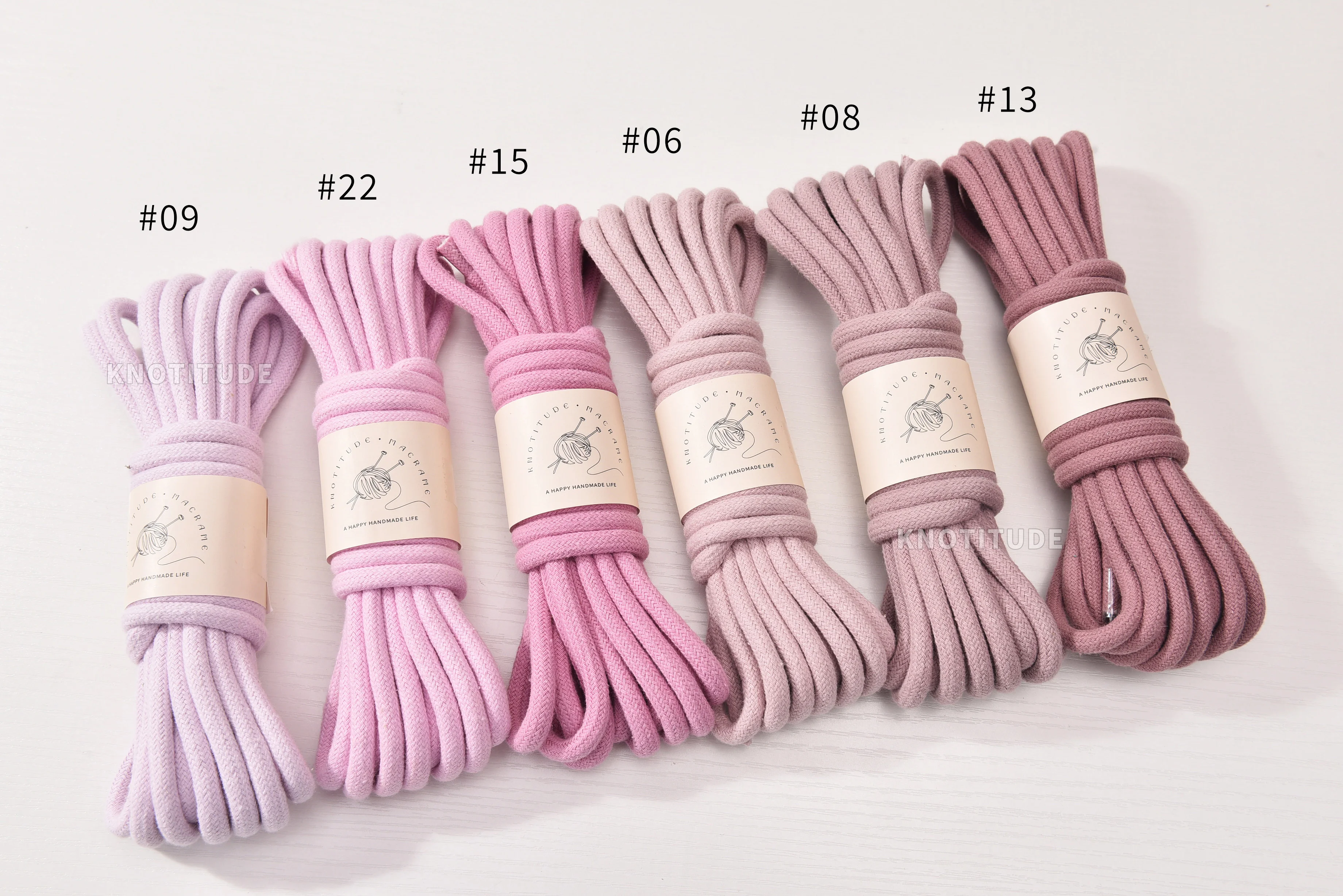 Vibrant 6mm Cotton Braid Cord - 5 Meters