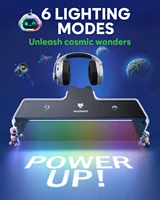 NUBWO G06 Wireless Headsets Gamer with Charging Station for Headset and PS5 Controller Gaming Headphones Long Battery Life - Image 3