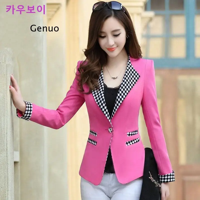 Blazer Women Suit New 2022 Long Sleeve Suits Women Clothes Spring Autumn Coat Woman Jackets Short Slim Blazers Female Jacket