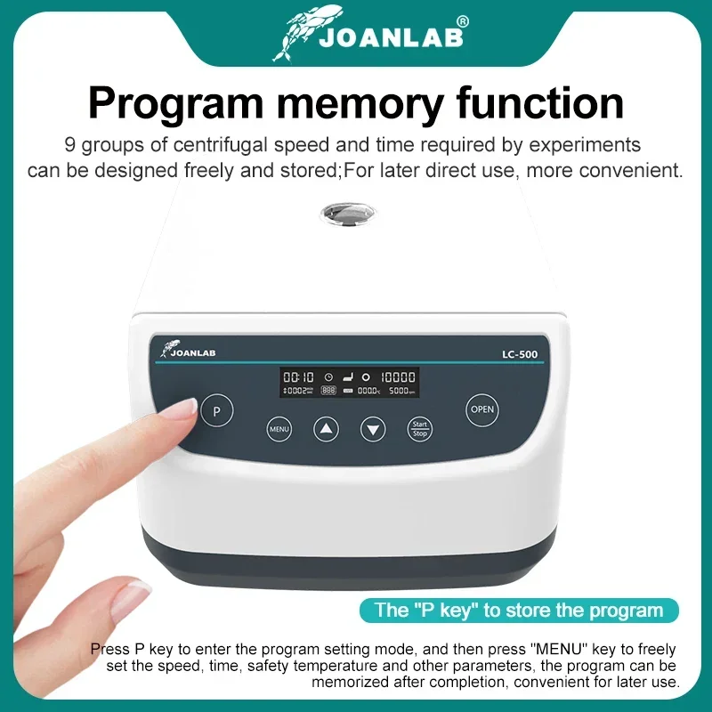 JOANLAB Centrifuge Machine Cgf Plasma Centrifuge Laboratory For 2/5/10ml Blood Collection Tube And 15/50ml Tube