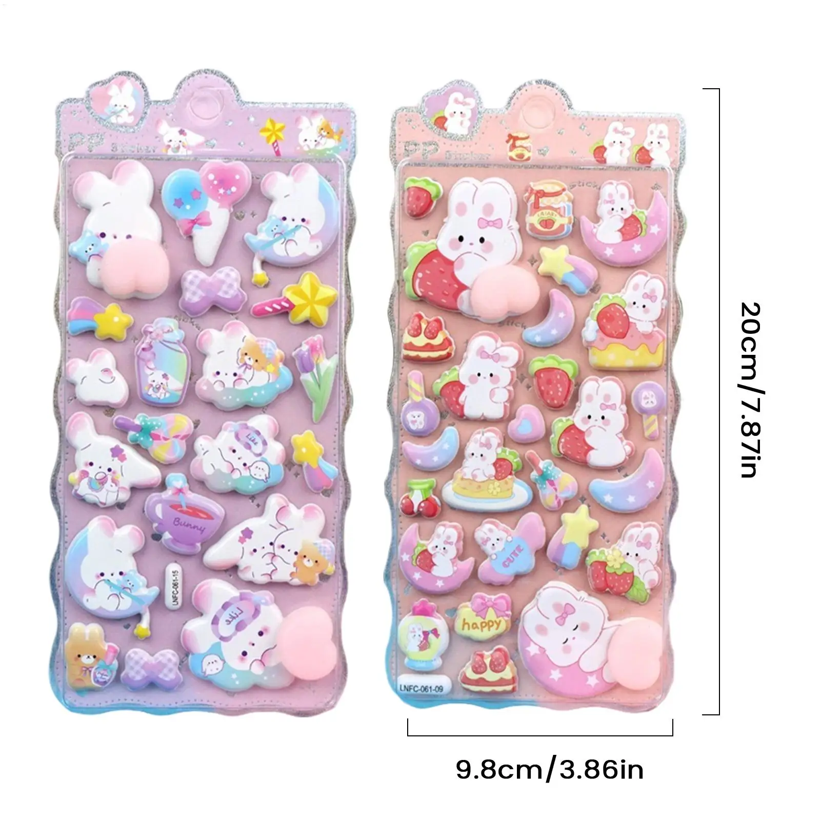 Stickers 3D Animal Sticker Decorations 2 Sheet Decorative Decals For Scrapbooking Phone Case Notebook Laptop Craft Kids Boys