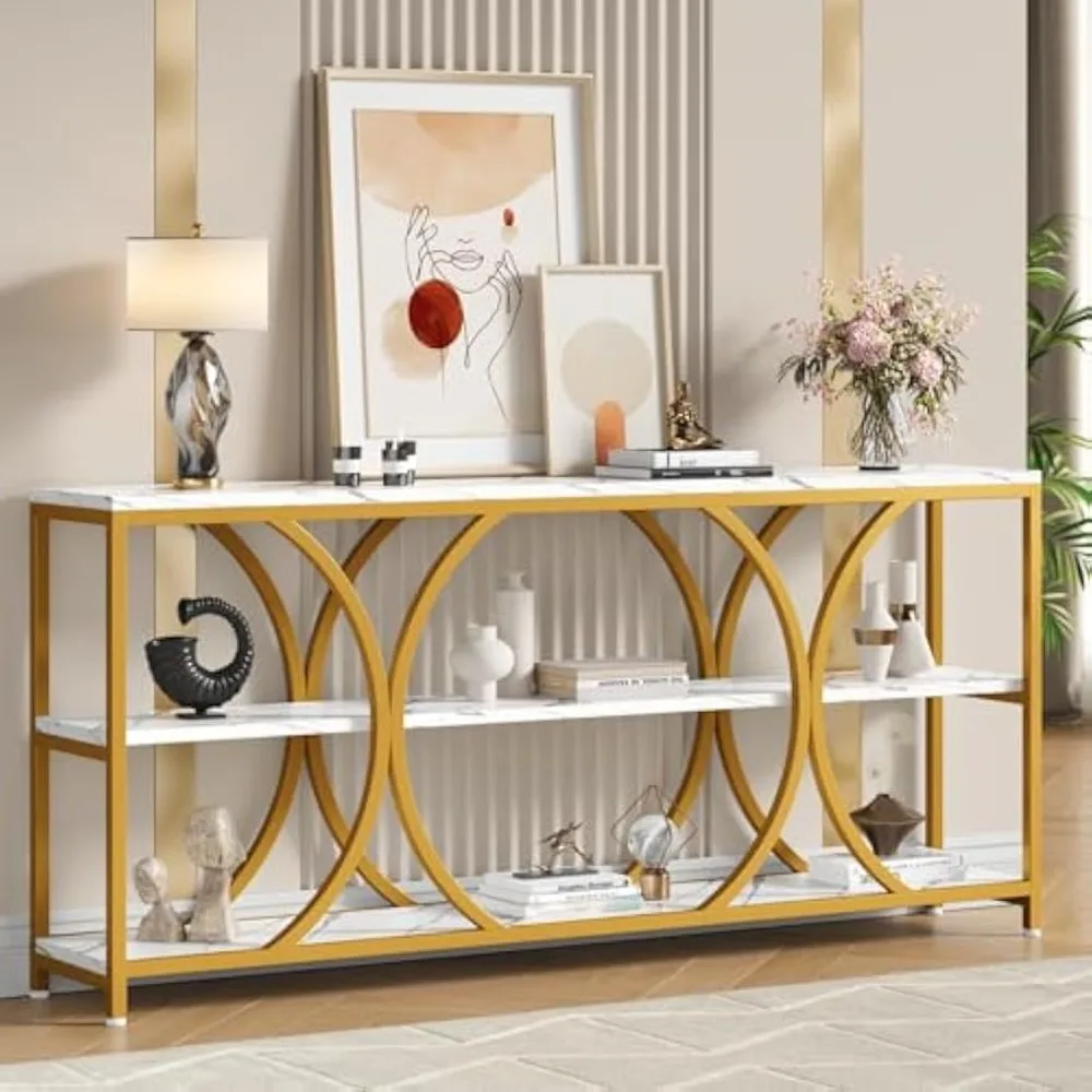 Modern Console Table - side view
