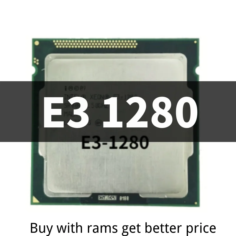 Xeon E3-1280 CPU Processor 3.50GHz 8M Cache  LGA 1155 E3-1280 CPU amd processor