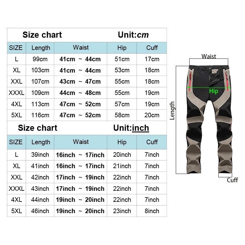 Men's Quick-Dry Hiking Pants 6