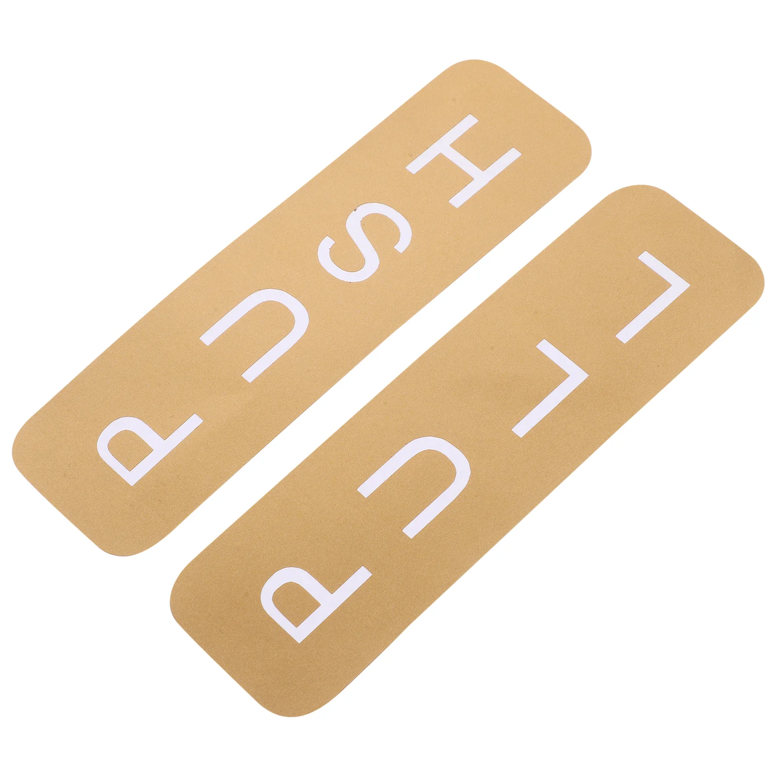 Gold Sliding Door Sticker Stickers Adhesive Pull Push Moving Sign for Decal Pvc Signs Office Glass Doors