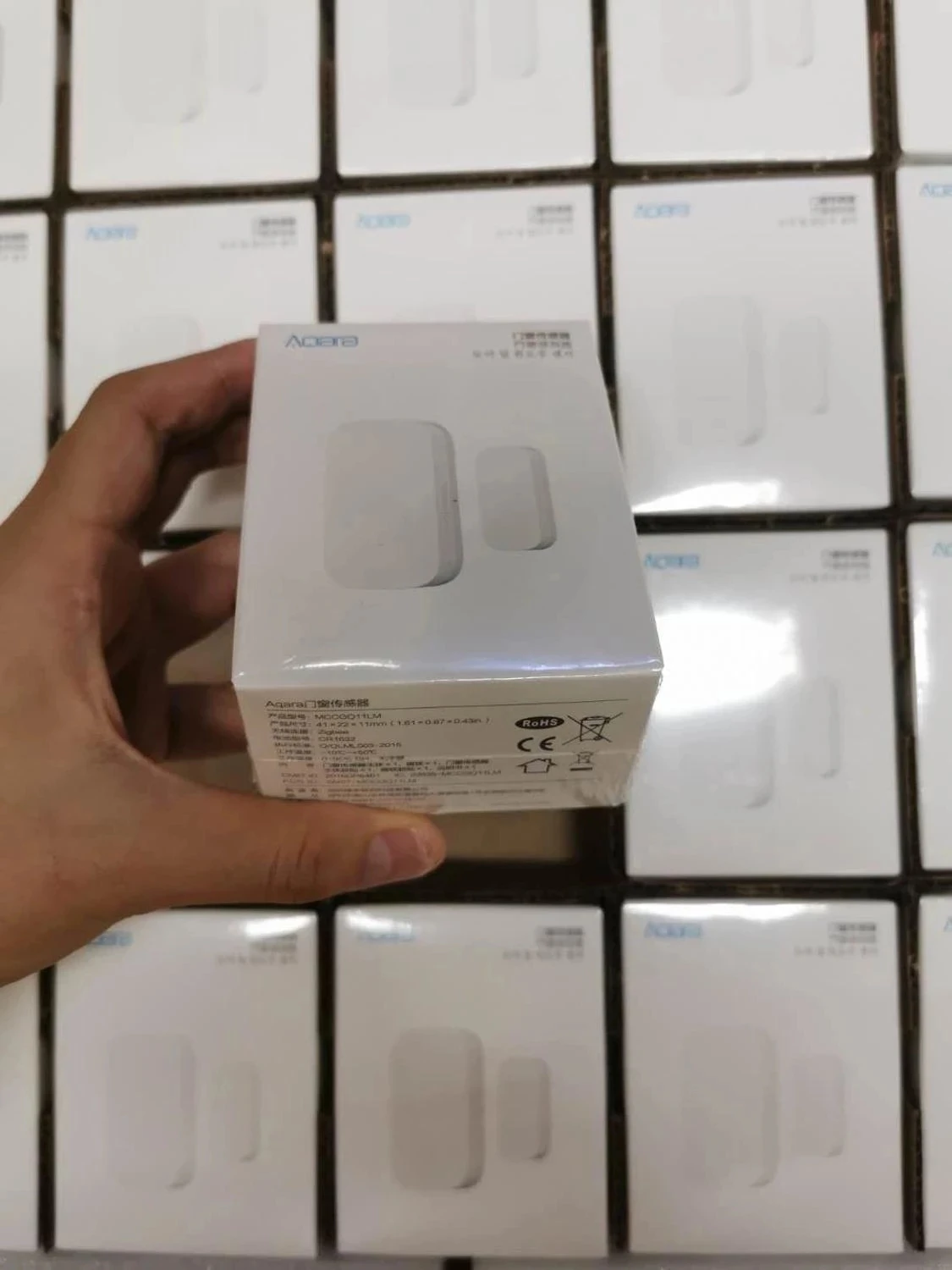 Aqara 오리지널 도어 윈도우 센서, 지그비 무선 연결, 스마트 도어 센서, MCCGQ11LM, Mi Home HomeKit 앱과 호환