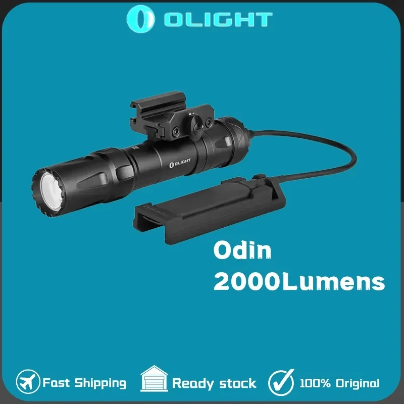 Olight Odin Torcia Tattica Ricaricabile Magnetica Arma 2000Lumen Con Batteria