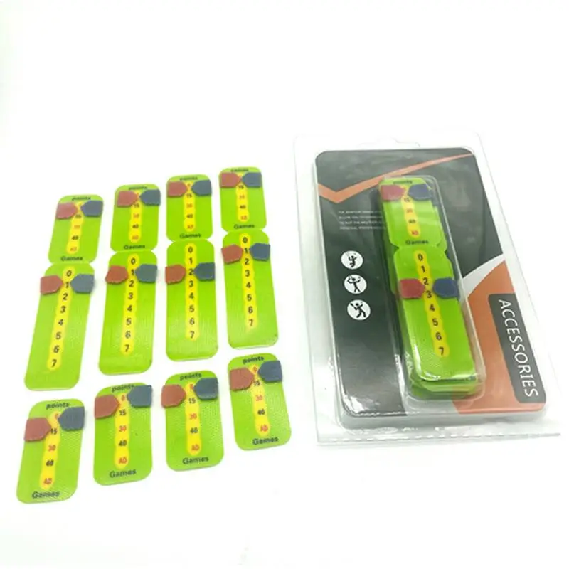 Tennis Score Counter Padel Score Keeper For Racket Tear Easily Without Glue Pickleball Scoreboard Tennis Equipment