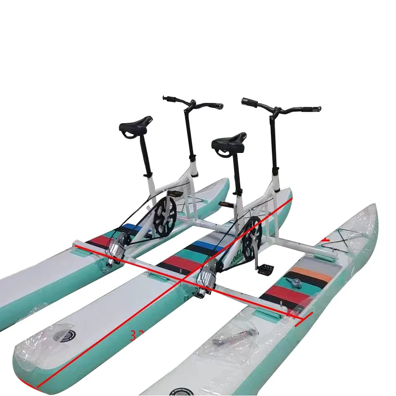 

JETSHARK multi-person Floating Pedal Boat Sea Lake Inflatable Yacht Water Bike Inflatable Floating Pedal Bicycle