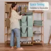 8 Pack Moving Bags, Heavy Duty, Moving Boxes Alternative, Packing Storage Supplies for Dorm Room Essentials with Zipper for Clot 6