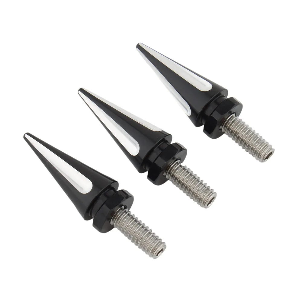 3xMotorcycle Windscreen Windshield Trim Screw Bolts Black/Chrome/Red/Blue/Gold For Harley Touring Electra Street Glide 96-2013