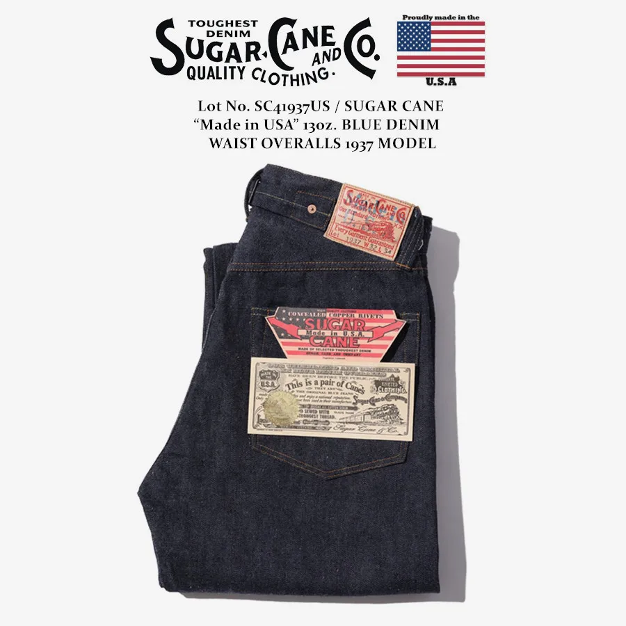 SUGAR CANE Made in U.S.A 1937 デニム W32 SUGAR CANE 