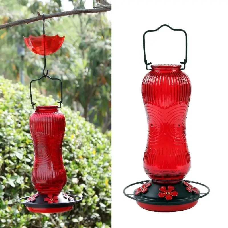 760 Glas Hummingbird Feeder große Kapazität Freien Freien Wasserspender mit breiter Öffnung für einfache Wartung D2rd – Detail 10