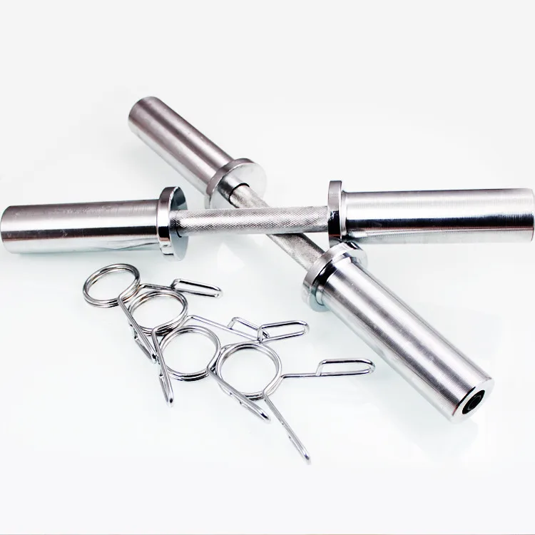 50mm Dumbbell Handle 2 Inch Solid Dumbbell Bar Home Gym Fitness Weight Lifting Workout Barbell Rod Arm Building Equipment