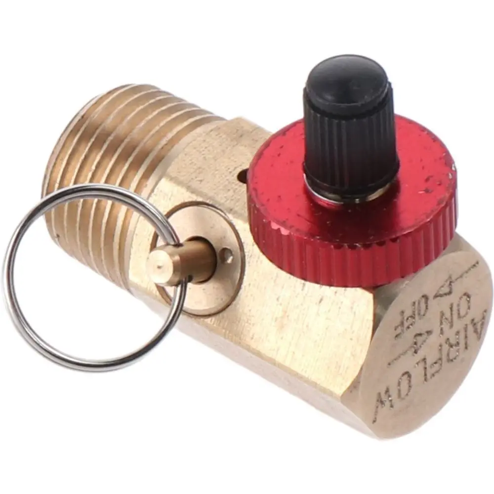 

1/2" NPT Tank Air Tank Relief Bypass 1/8" NPT Gauge 1/4" NPT Hose Fill Port Manifold Tool Portable Carry Tank