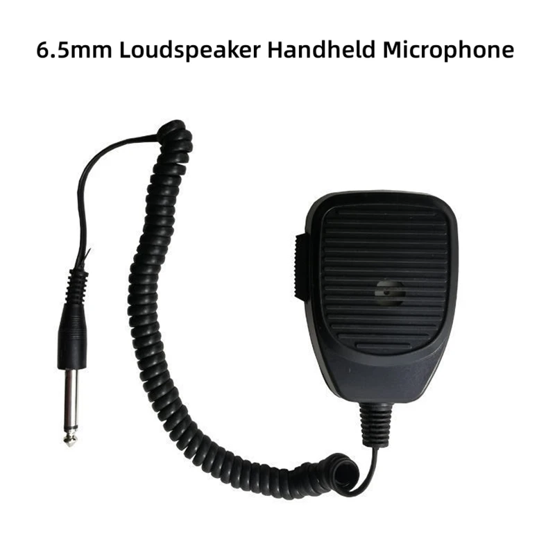Description Picture 4 of itemCar Loudspeaker Microphone Handheld for Bus Ship Marine Power Amplifier Dynamic Mic Hand Held Transmitter Shout 6.5mm 3.5mm Plug