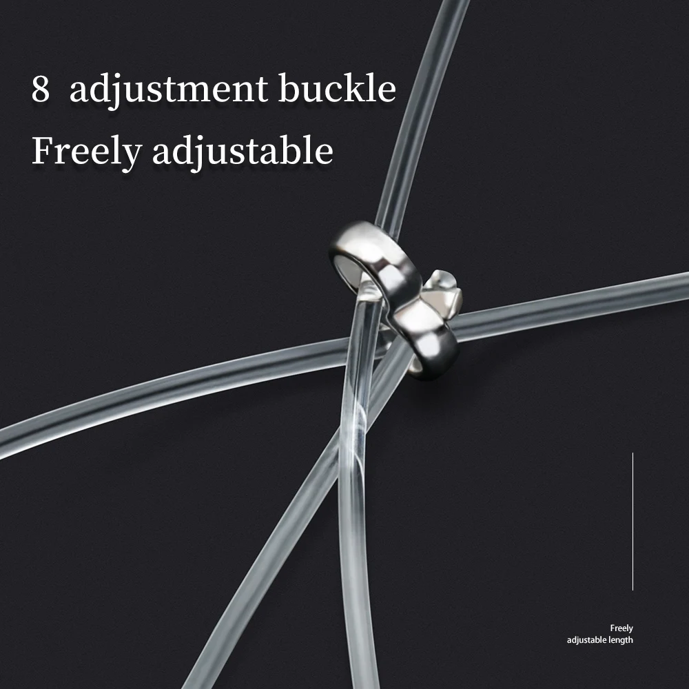 Women's Transparent Frosted Invisible Underwear Straps Adjustable Non-slip Seamless Bra Shoulder Strap Environmental